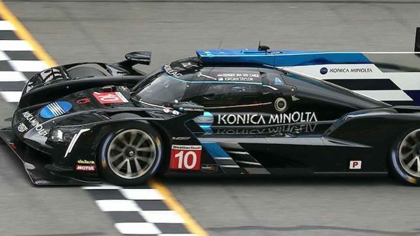 Konica Minolta Cadillac DPi-V.R, el coche de Fernando Alonso en las 24 Horas de Daytona Foto: Instagram (waynetaylorracing)