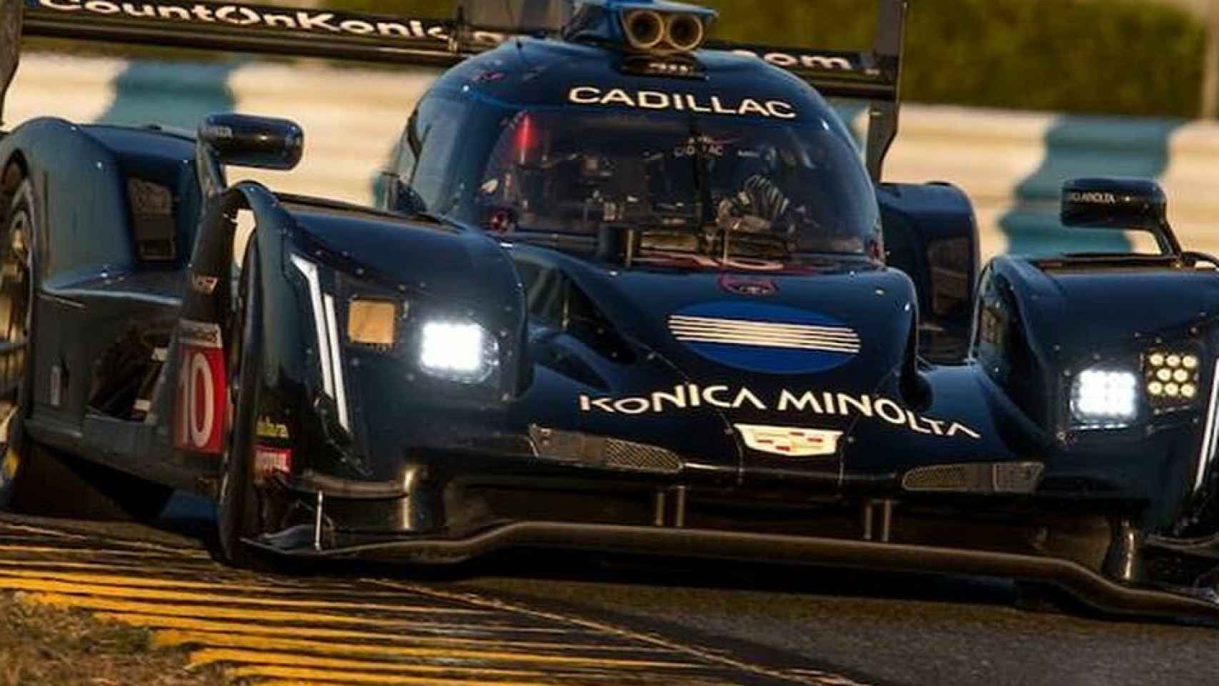 Konica Minolta Cadillac DPi-V.R, el coche de Fernando Alonso en las 24 Horas de Daytona Foto: Instagram (waynetaylorracing)