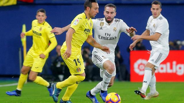 Santi Cazorla, frente al Real Madrid