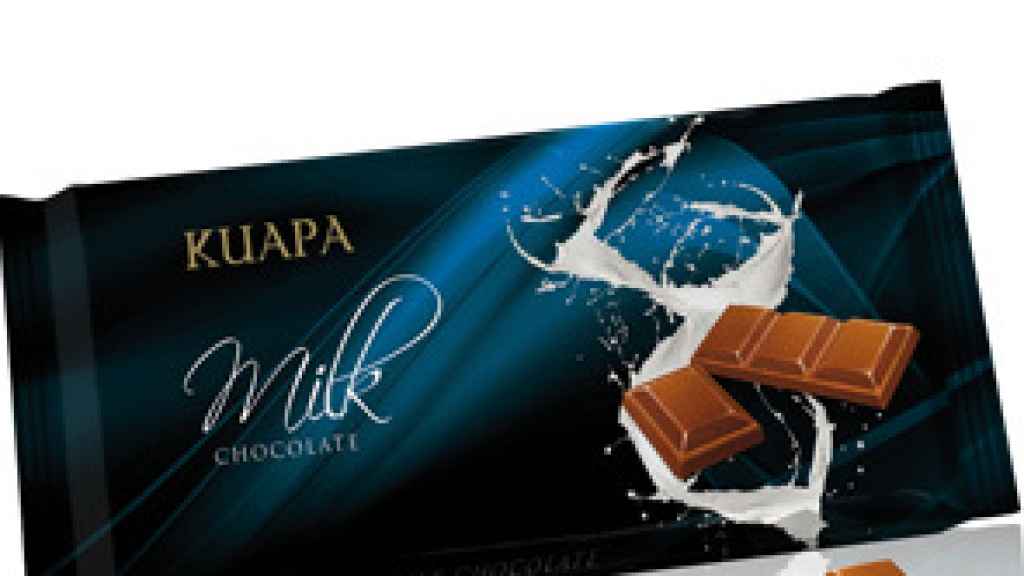 Tableta de chocolate elaborada por Natra.