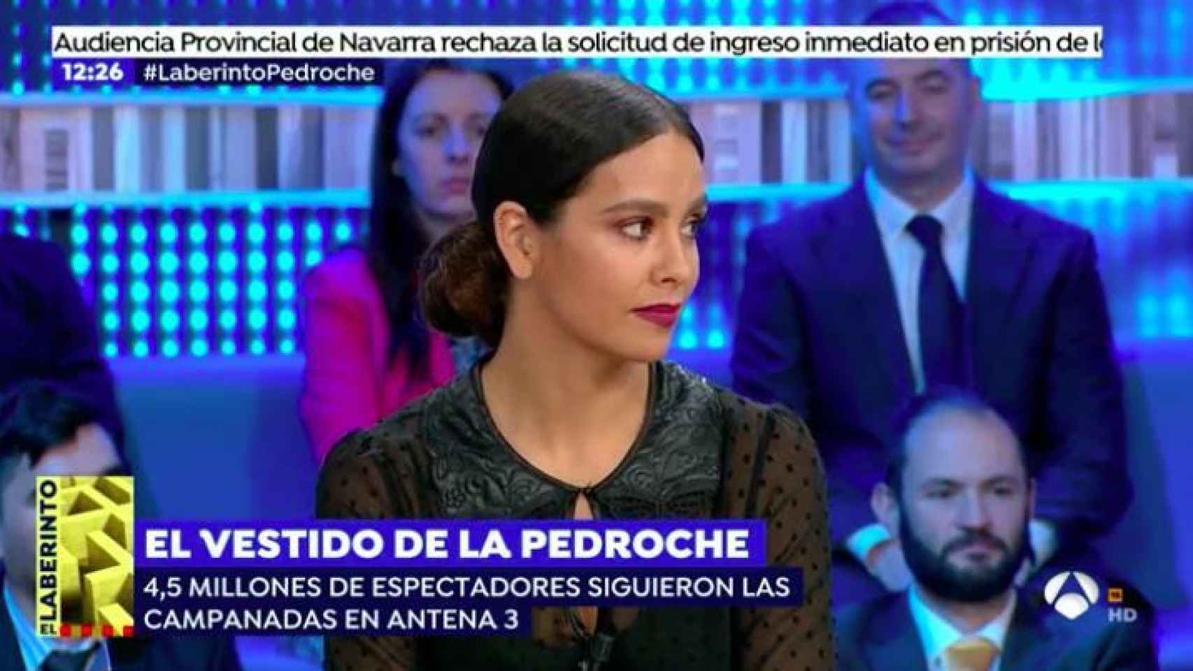 Cristina Pedroche en 'Espejo público'.