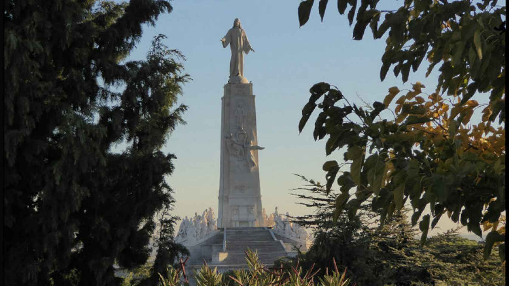 Monumento al Corazón de Jesús en el Cerro de los Ángeles.