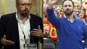 Juan Carlos Girauta (Ciudadanos) y Santiago Abascal (Vox).