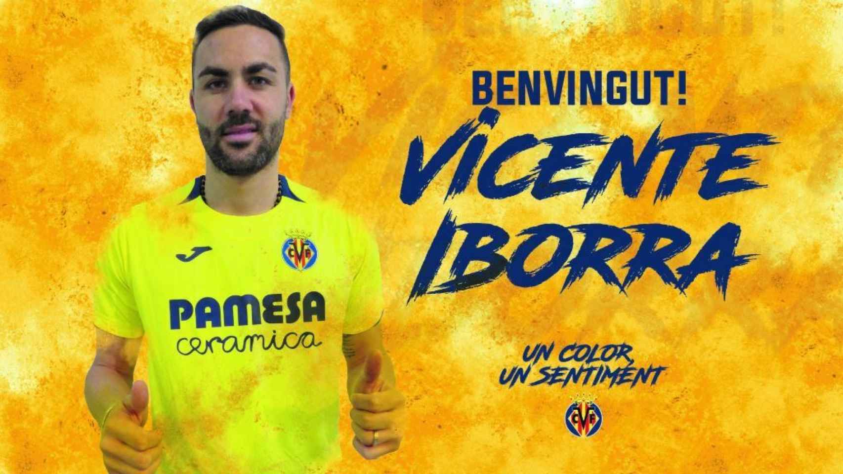 Vicente Iborra, nuevo fichaje del Villarreal CF. Foto: Twitter (@villarrealcf)