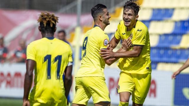 Florin Ratiu en un partido con el Villareal B. Foto: villarealcf.es