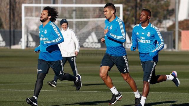 Entrenamiento del Real Madrid