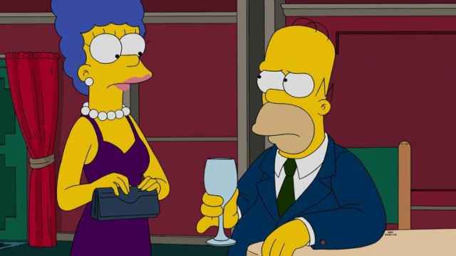 Marge y Homer en un capítulo de 'Los Simpson'