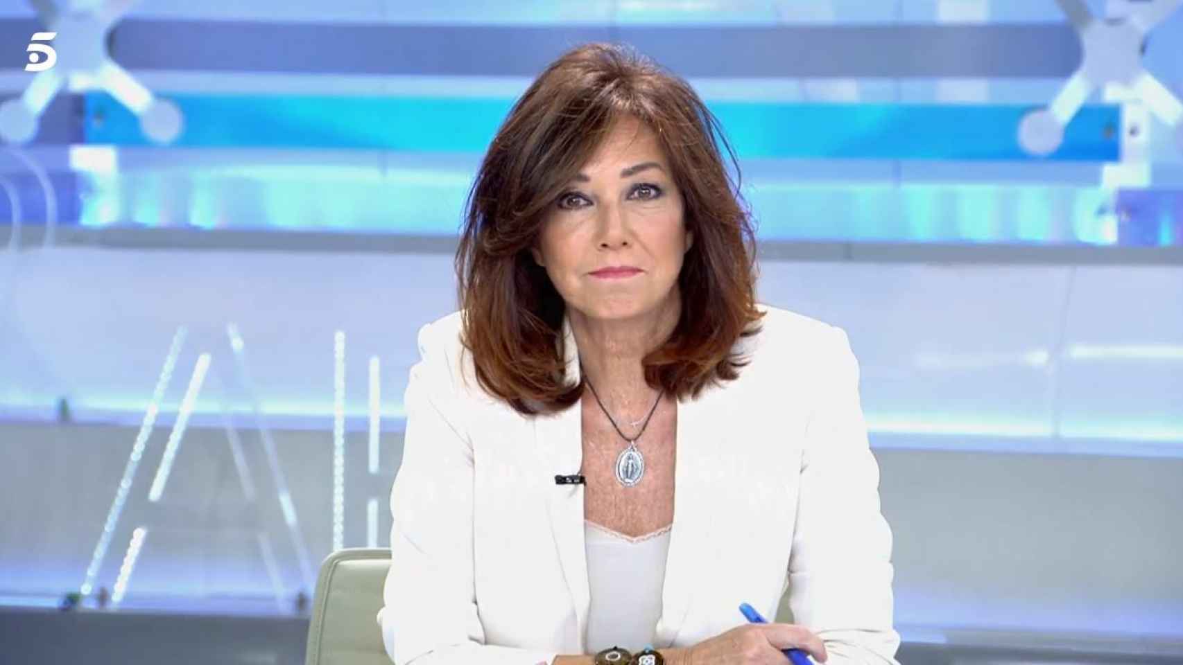Ana Rosa en su regreso a antena en enero de 2019.