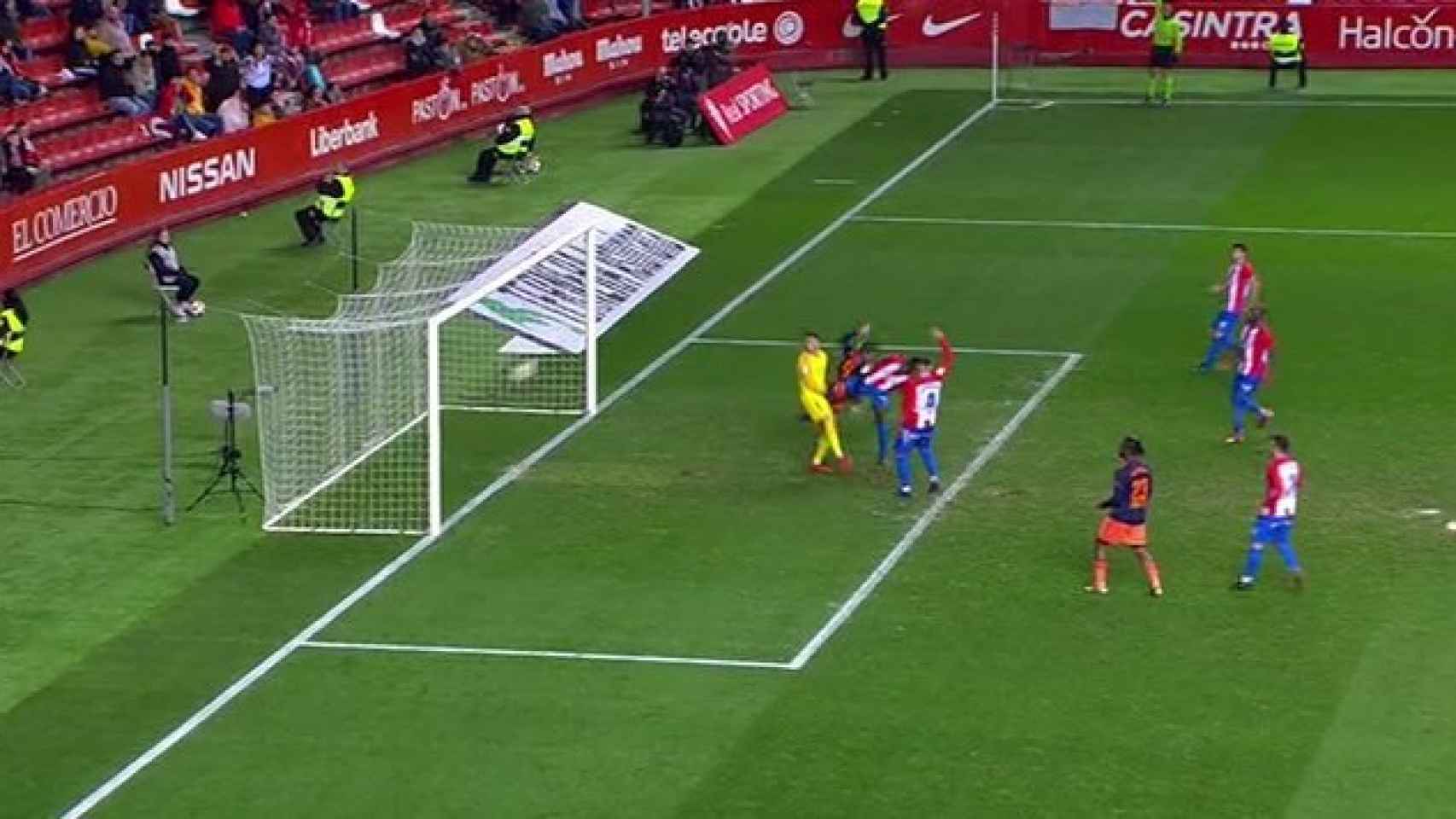 Gol de Parejo. Foto: Twitter (@elchiringuitotv)