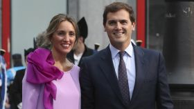 Albert Rivera y Beatriz Tajuelo en los premios Princesa de Asturias.