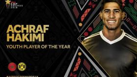 Achraf, mejor jugador joven africano del año. Foto: Twitter (@chirichampions)