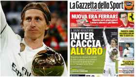 La portada de La Gazzetta dello Sport (08/01/2019)