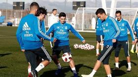 Brahim se entrena con el Real Madrid