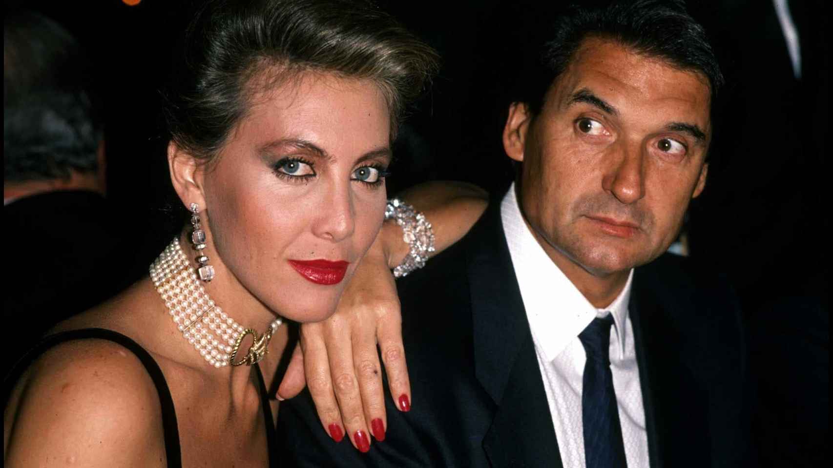 Norma Duval y Marc Ostarcevic en una imagen de 1990.