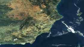 Imagen de la costa levantina española tomada por el satélite de la ESA.