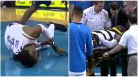 Brutal susto en la NBA: Noel recibe un codazo y se golpea la cabeza con el suelo