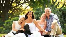 La foto de familia de Scott Morrison, primer ministro australiano.