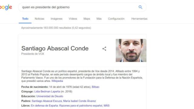 google cambiar resultados 1