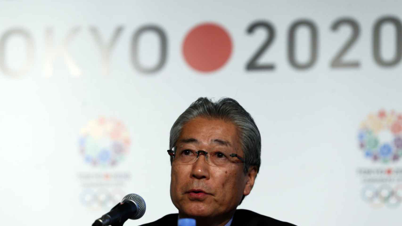 Tsunekazu Takeda,  presidente del Comité Olímpico Japonés.