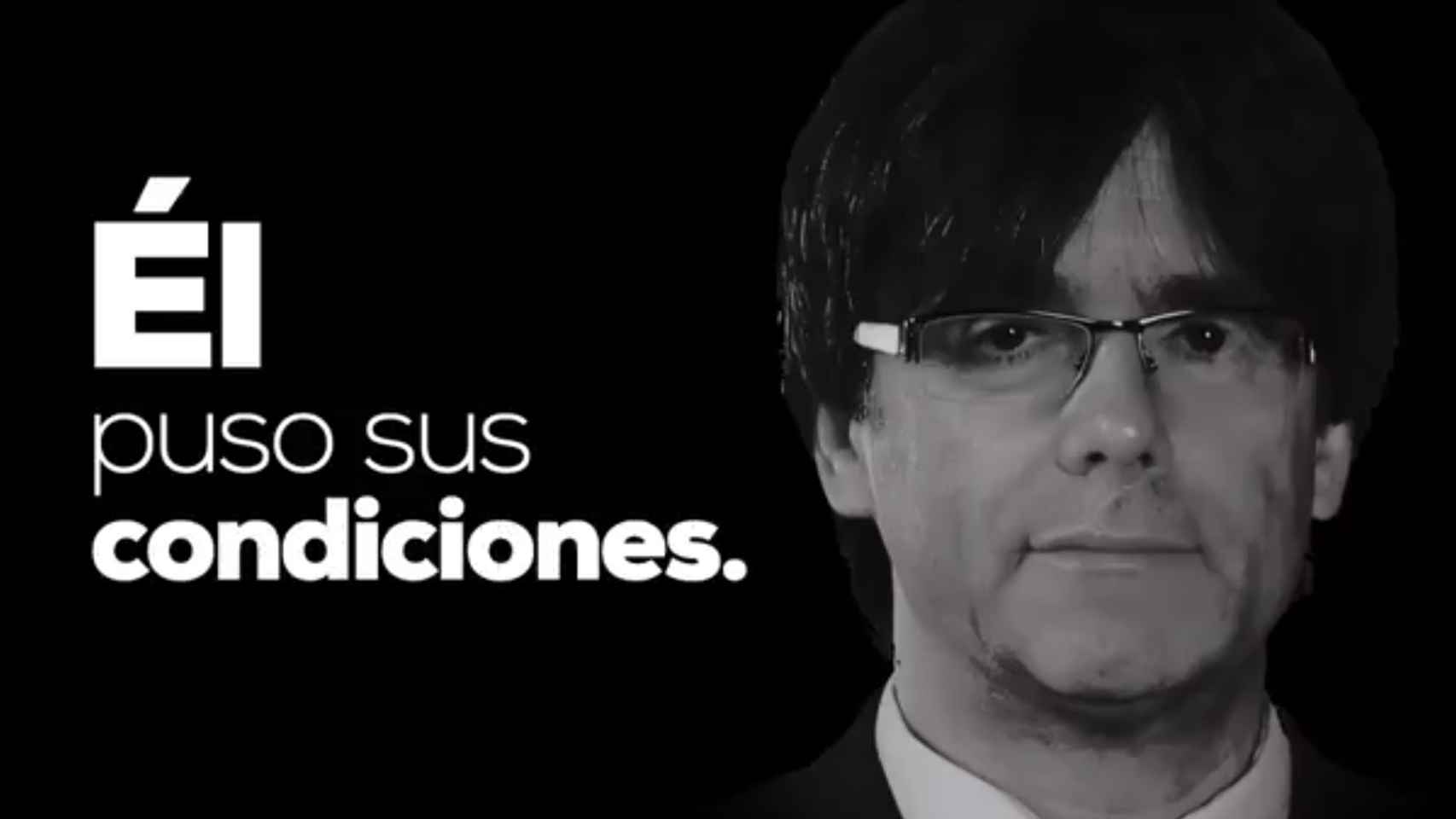 Imagen del vídeo del PP sobre los Presupuestos de Sánchez.