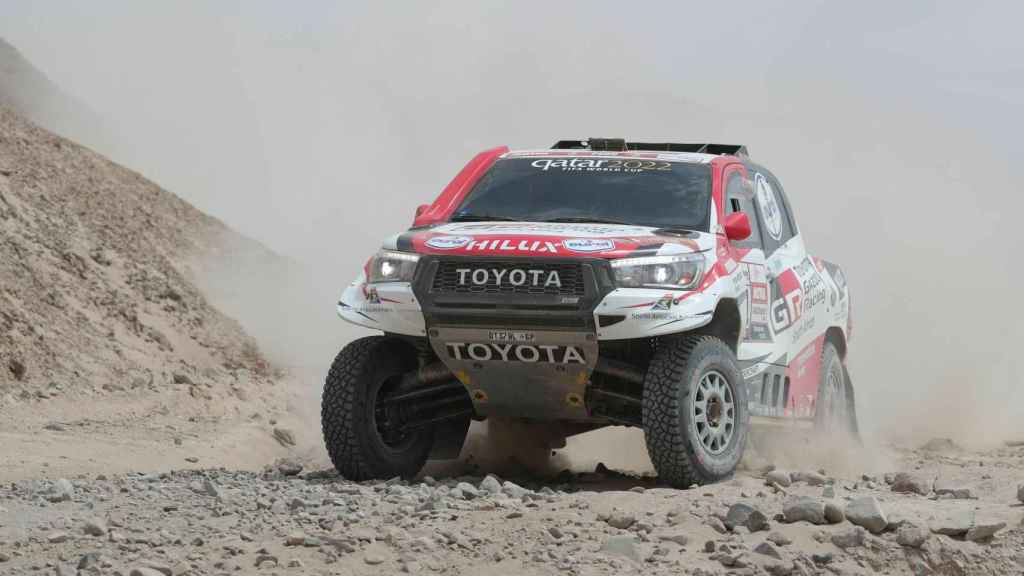 Al-Attiyah en la quinta etapa del Rally Dakar 2018