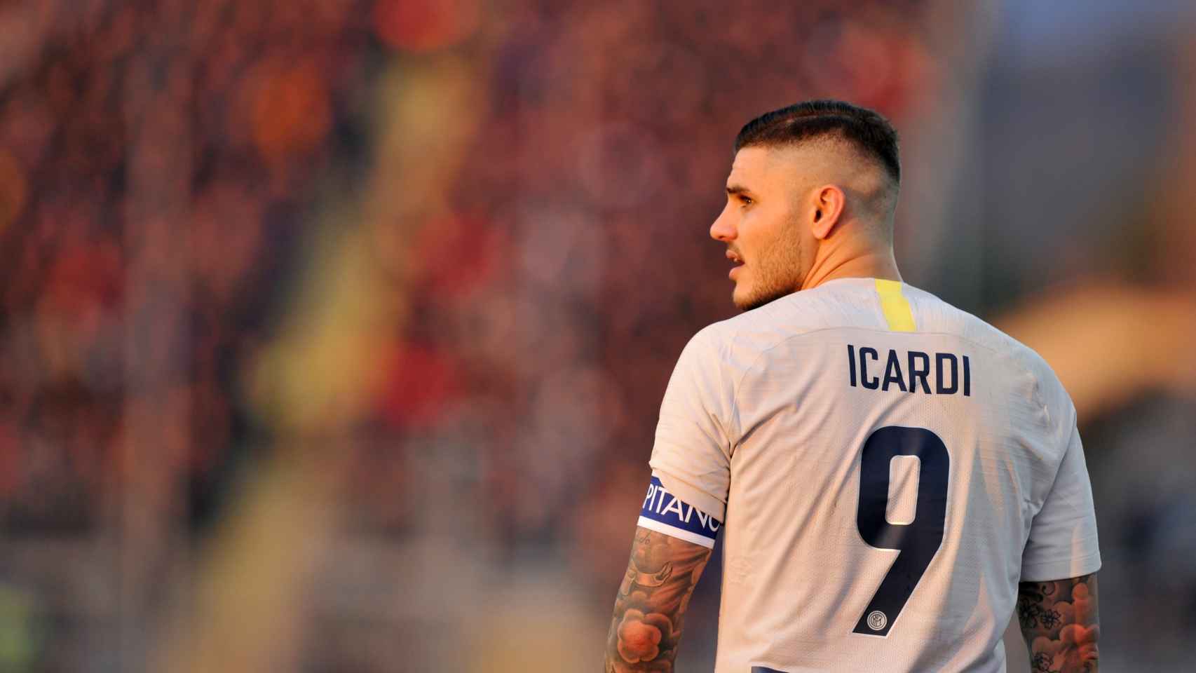 Mauro Icardi, en un partido del Inter de Milán