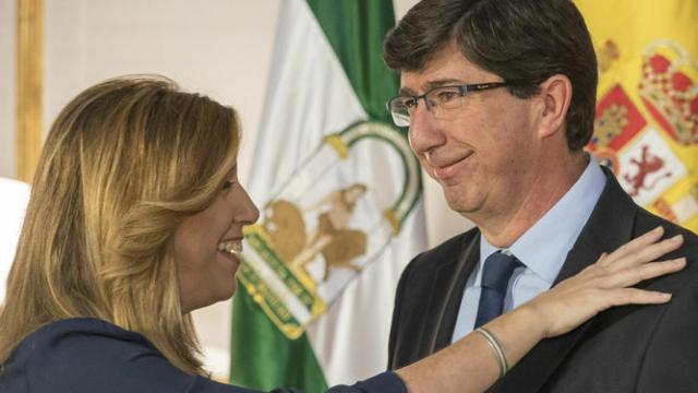 Susana Díaz y Juan Marín, cuando eran socios.