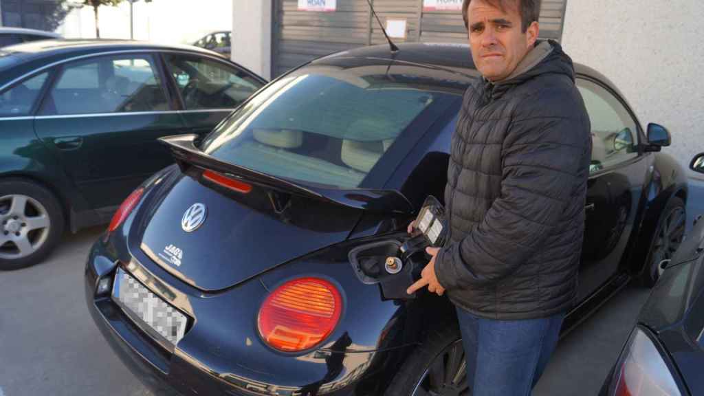 Javier González, propietario de dos vehículos gasolina transformados a GLP