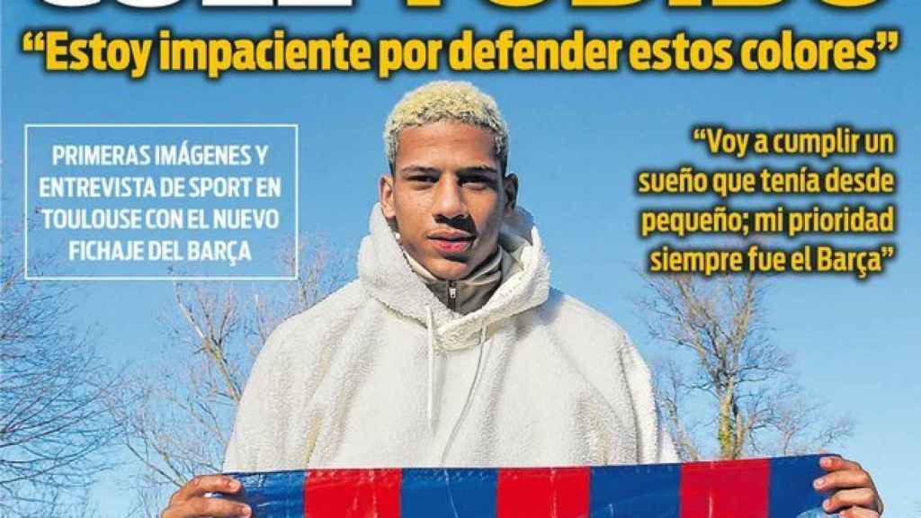 Portada del diario Sport (12/01/19)