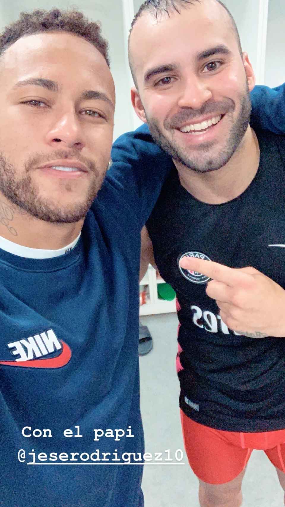 Neymar y Jesé. Foto Instagram: (@neymarjr)