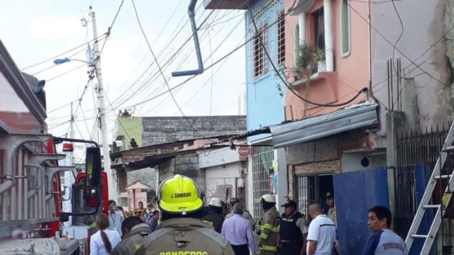 Imagen de la clínica de rehabilitación siniestrada.