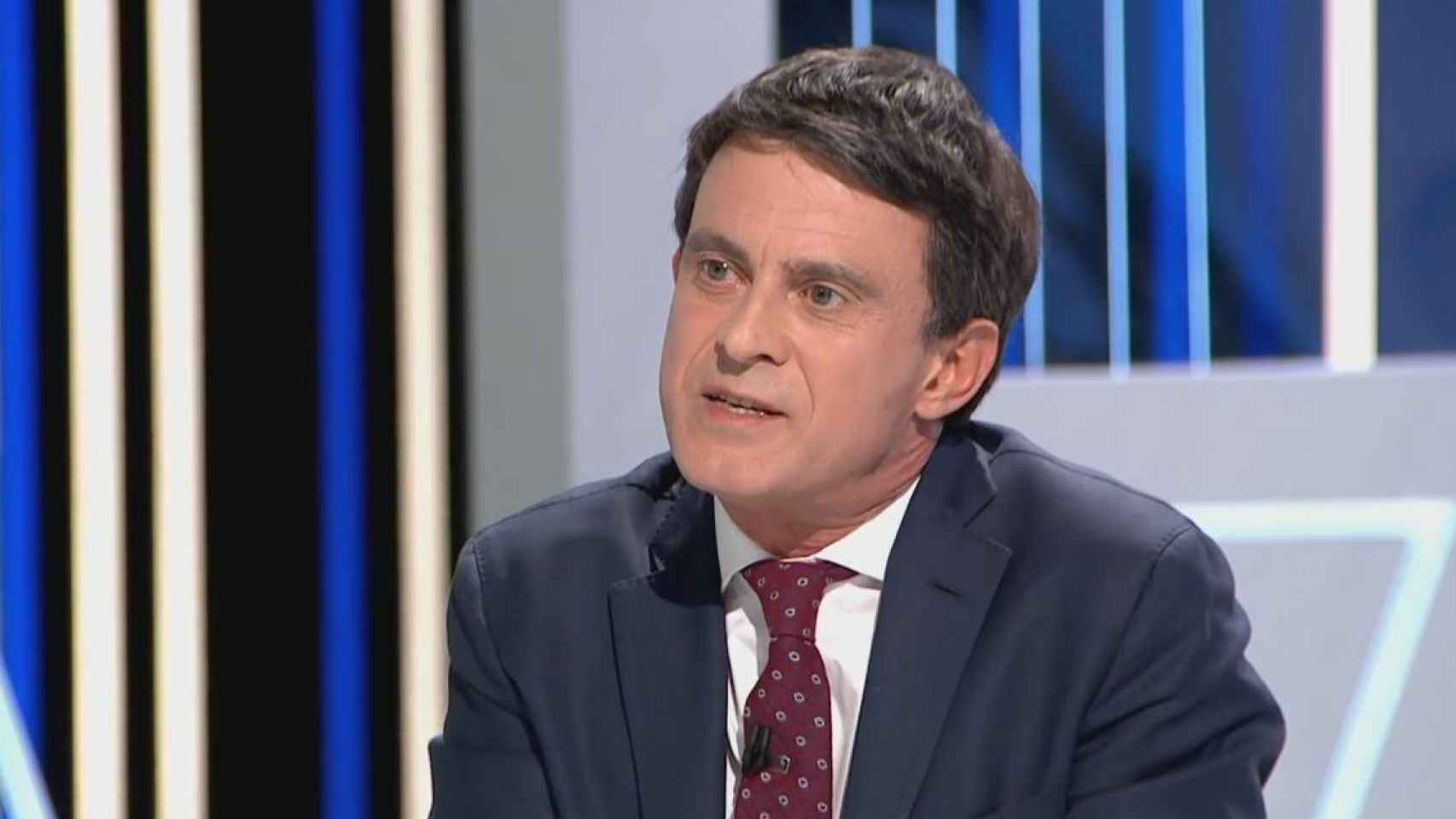El candidato a al alcaldía, Manuel Valls
