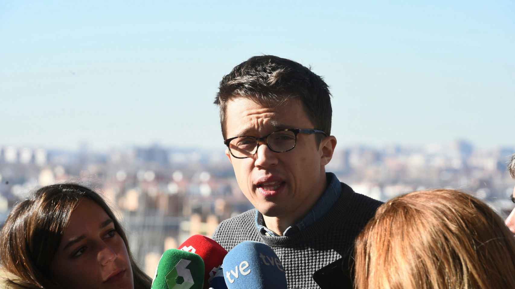 El candidato de Podemos a la Presidencia de la Comunidad de Madrid, Íñigo Errejón.