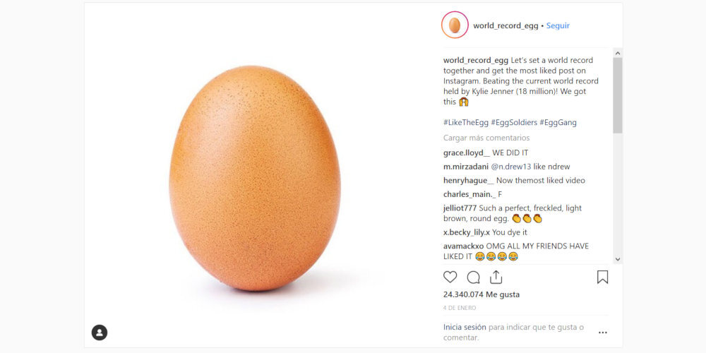 huevo instagram 2