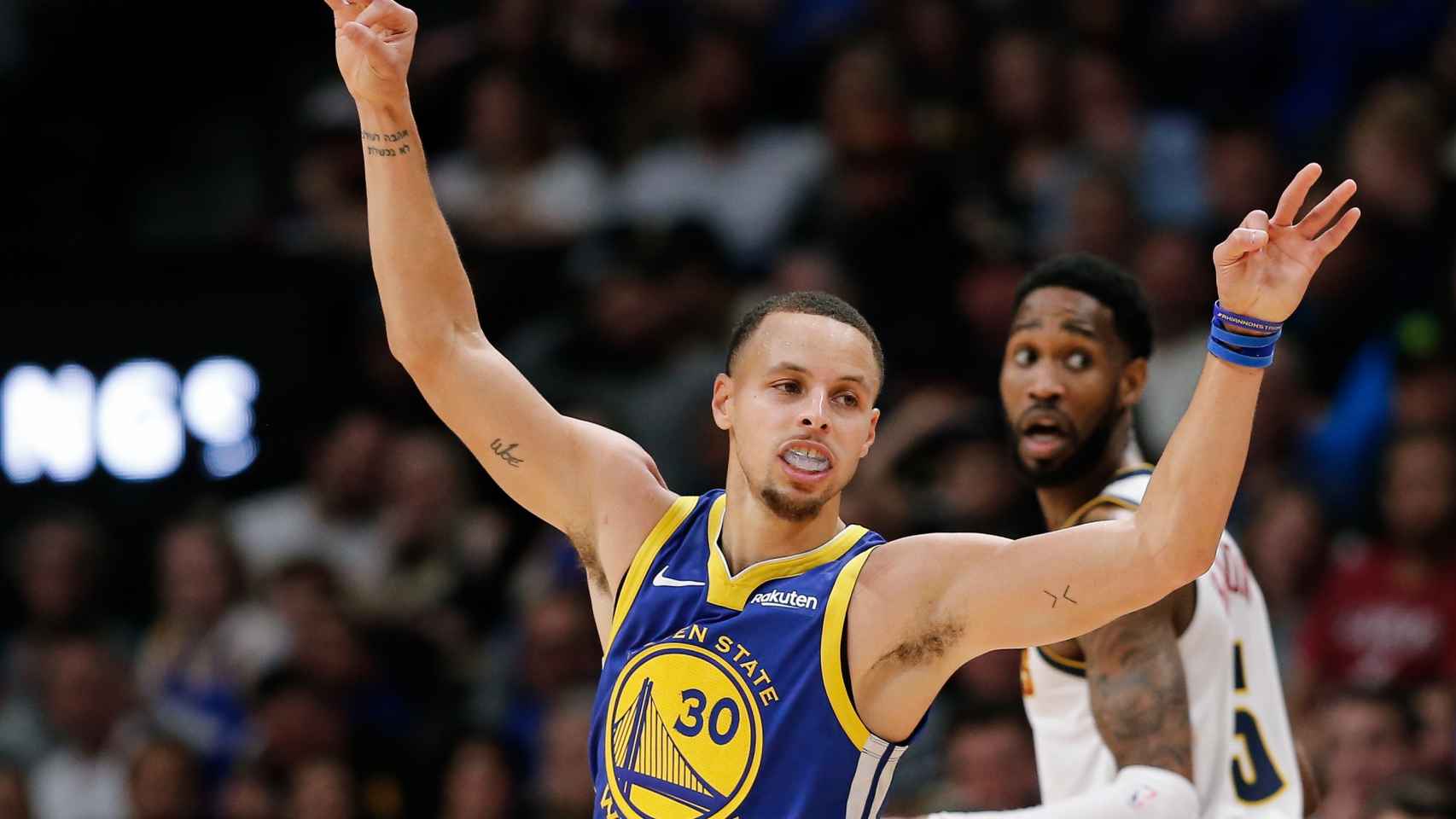Stephen Curry en el Golden State Warriors - Denver Nuggets