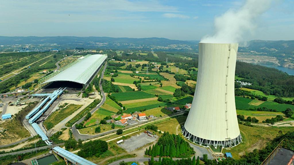 La central térmica de Meirama (A Coruña).
