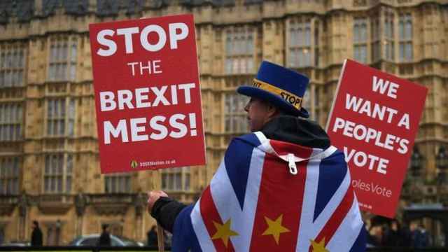 Imagen de una protesta contra el 'brexit'