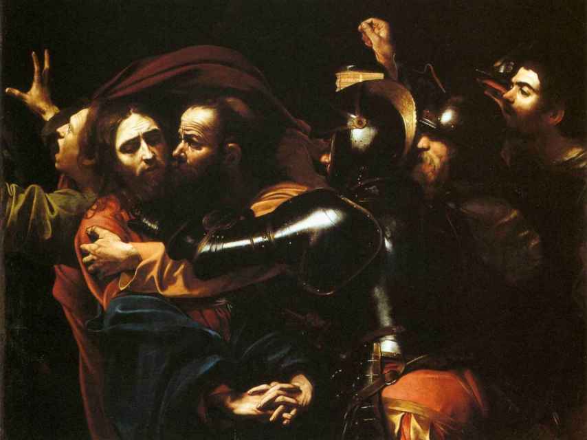 El beso de Judas. Caravaggio. Galería Nacional de Irlanda.