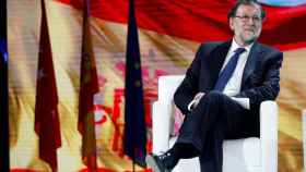 Mariano Rajoy, durante su intervención en la Convención del PP