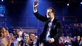 Mariano Rajoy, ovacionado durante la convención del PP.