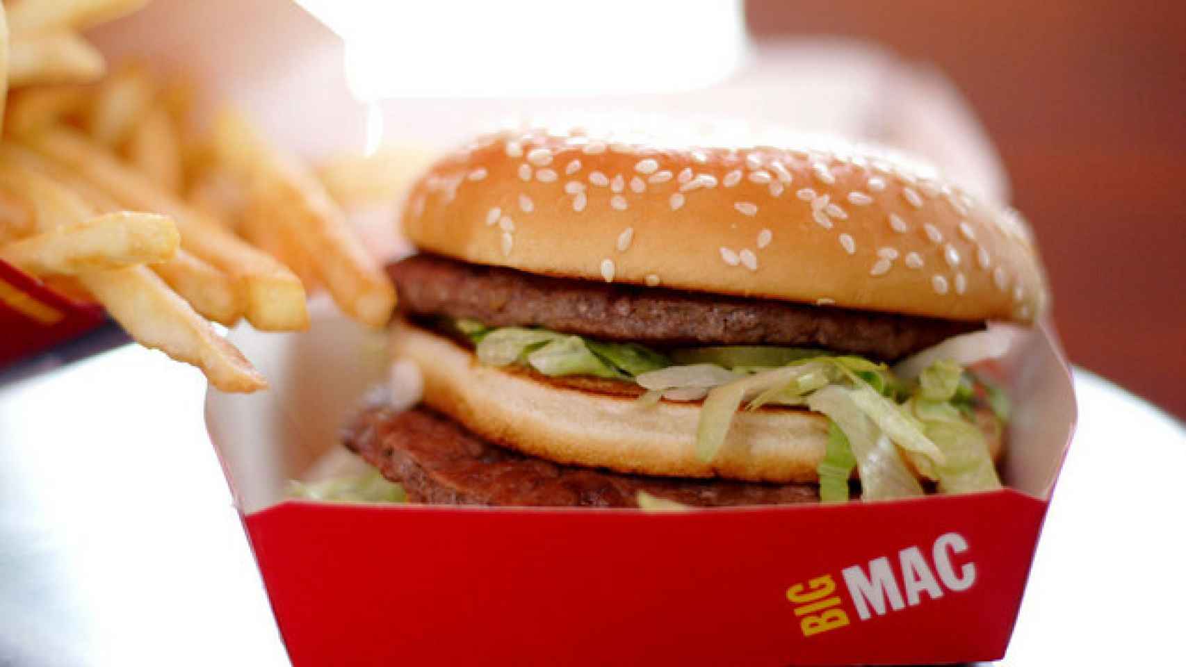 Una hamburguesa Big Mac de McDonald's.