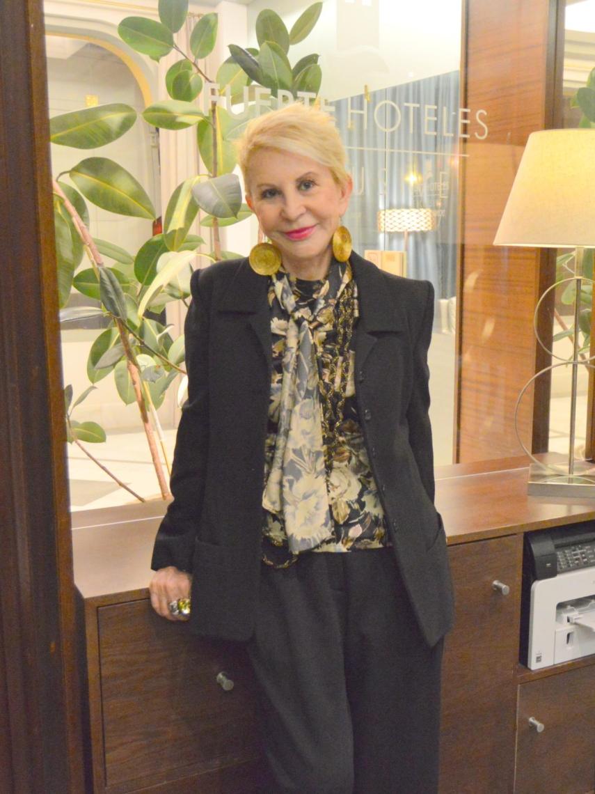 Karmele, en su entrevista en Marbella.