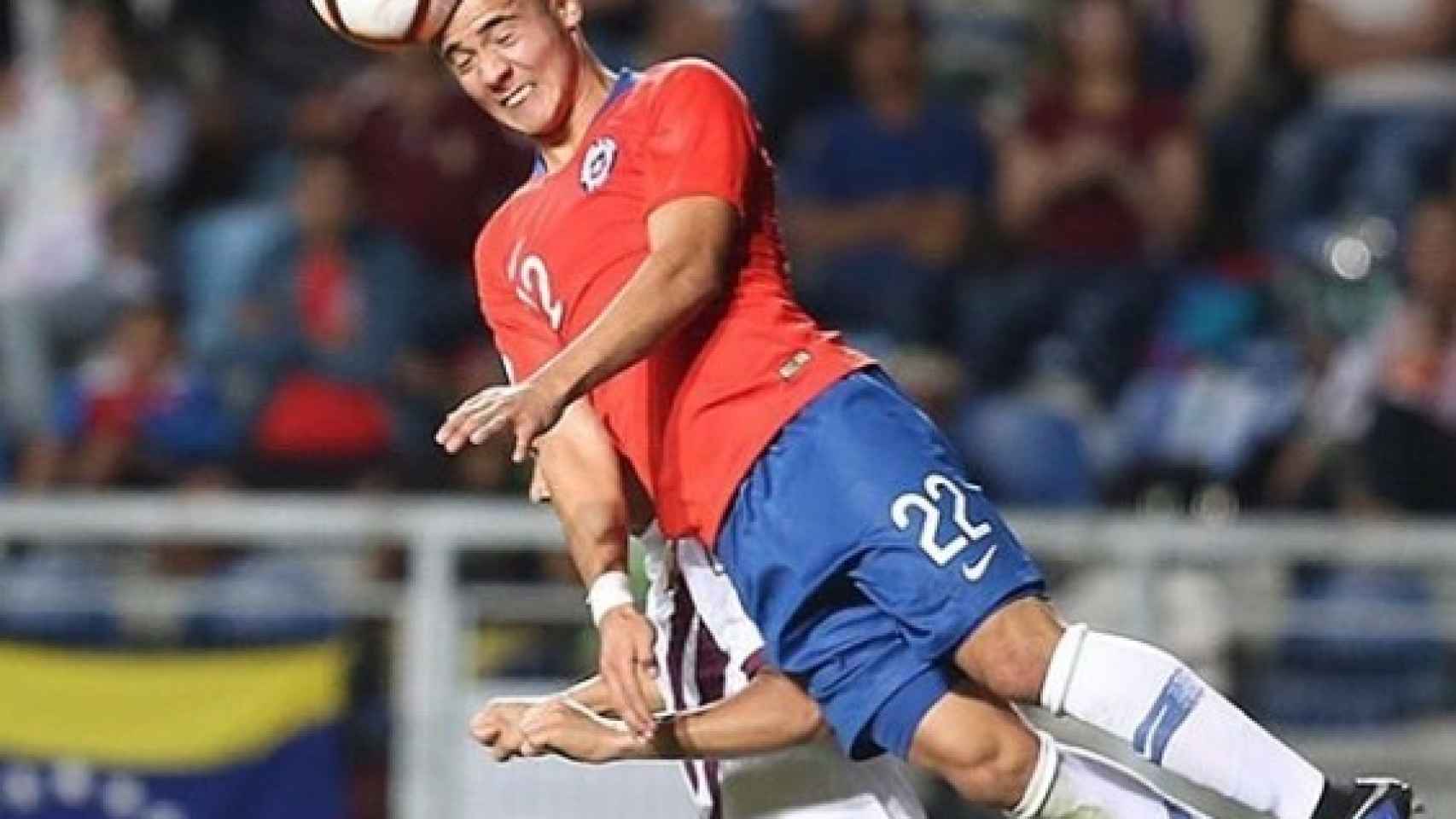 Nicolás Díaz, durante un momento del partido. Instagramn: (@nicodiaz.h)