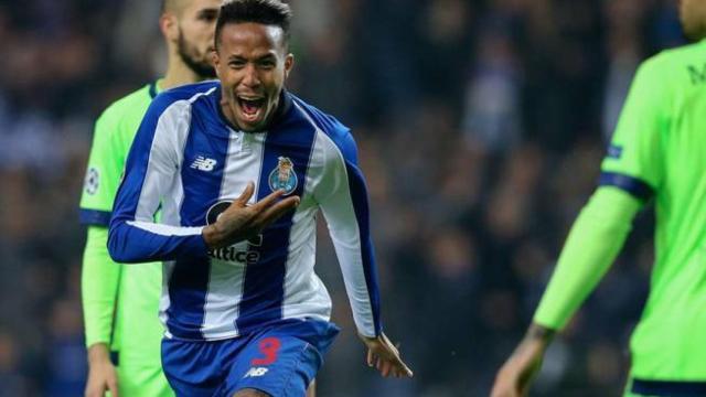 Éder Militao celebra un gol con el Oporto