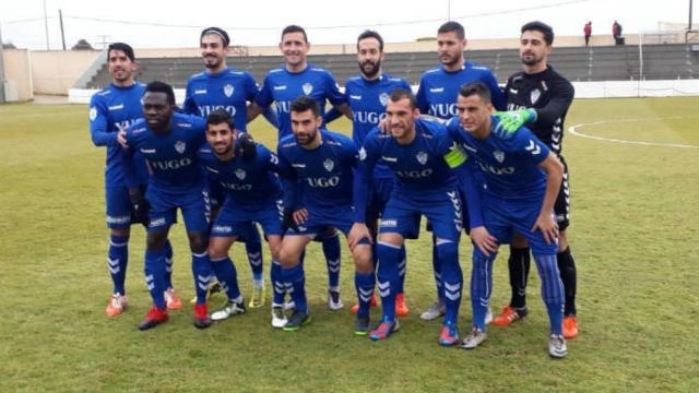 Once del Socuéllamos en Albacete. Foto: UD Socuéllamos