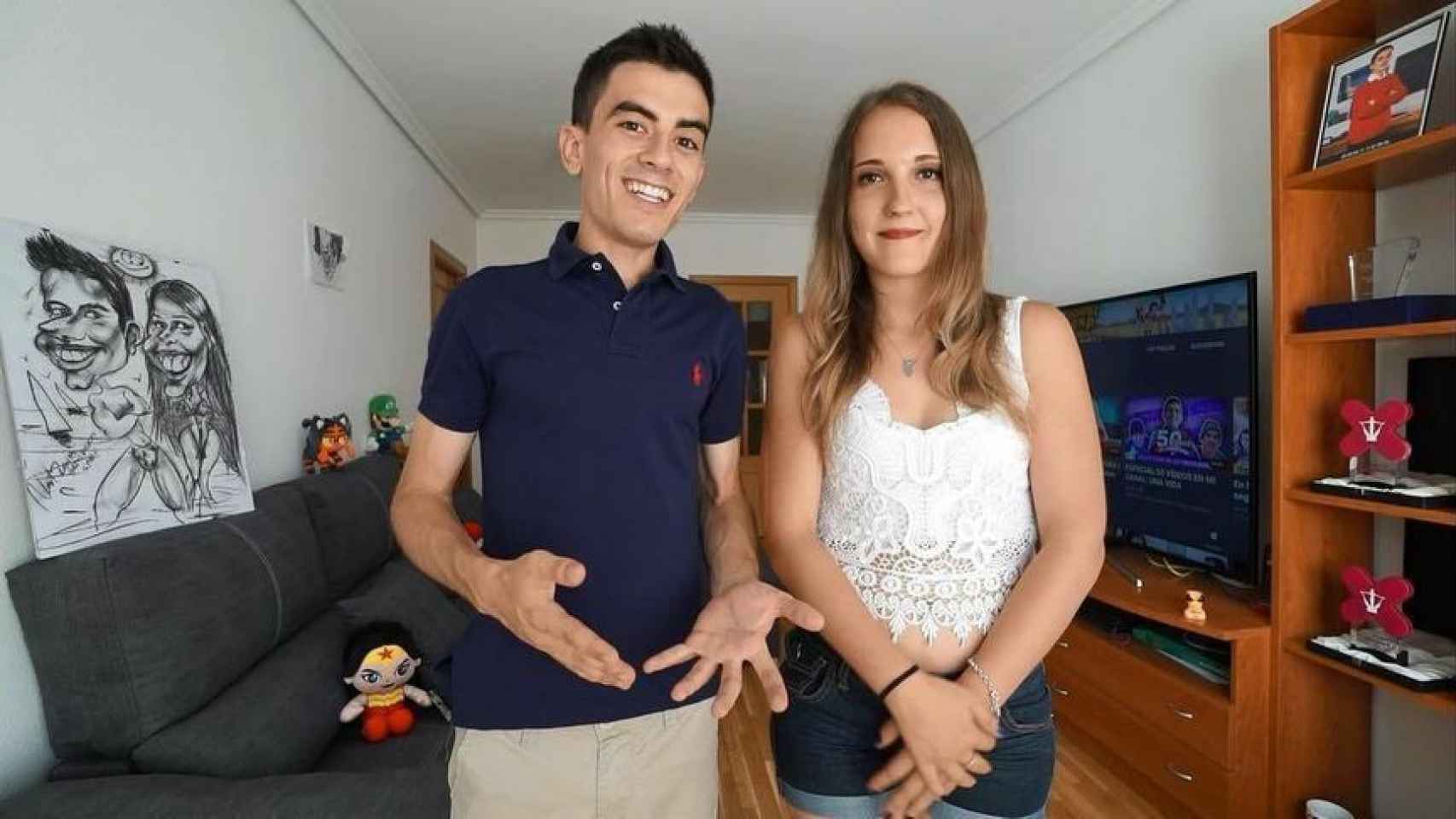 Jordi 'El Niiño Polla' y su novia, Verónica, en una imagen de hace meses.