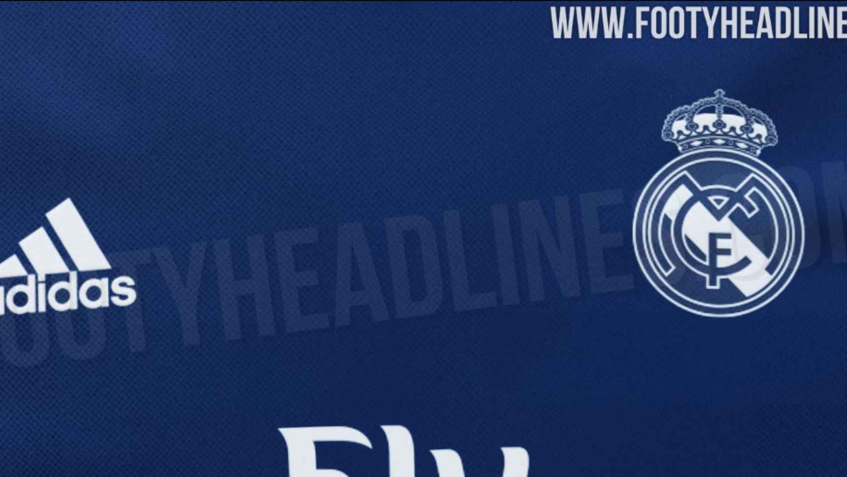 Ilustración de la posible camiseta visitante del Real Madrid para la temporada 2019/2020. Foto: footyheadlines.com