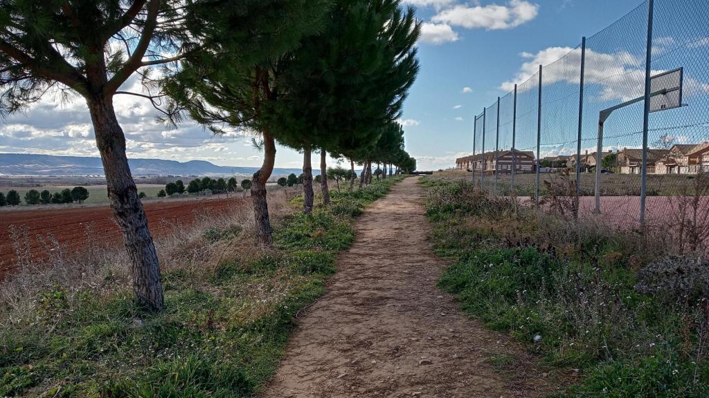 Parque en el que Miriam sacaba a sus perros. A la izquierda está el camino donde apareció muerta.
