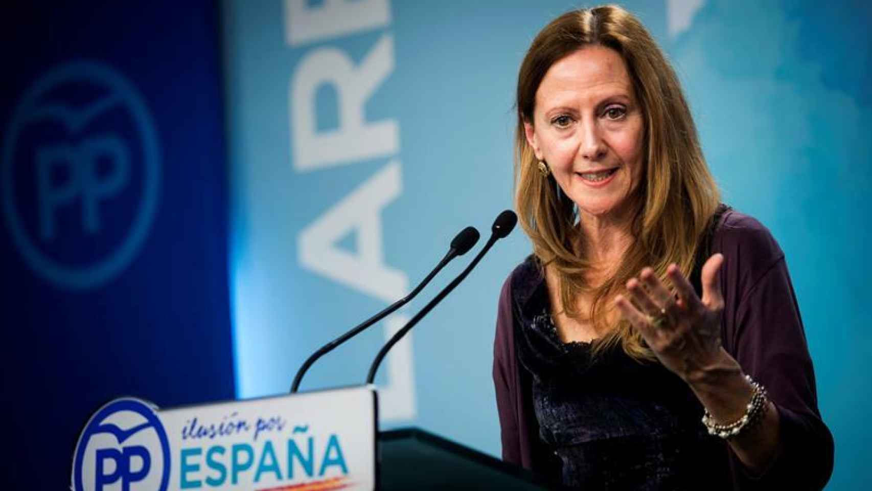 La vicesecretaria de Comunicación del PP, Marta González.