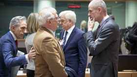 Borrell, durante la reunión de ministros de Exteriores de la UE